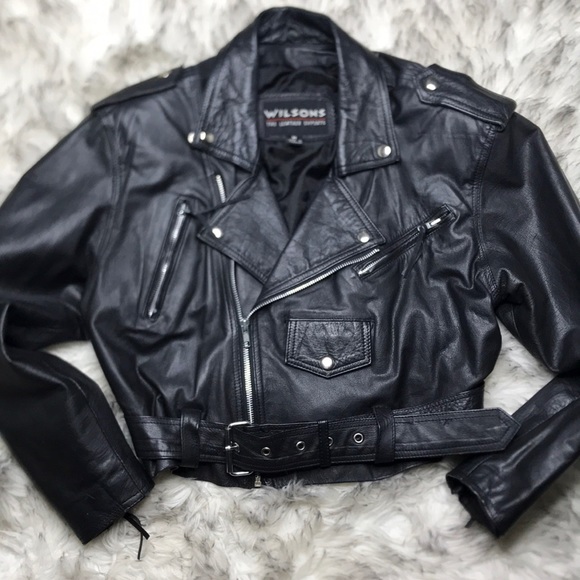 Wilsons Leather Jackets & Blazers - Vintage Wilsons Moto Jacket